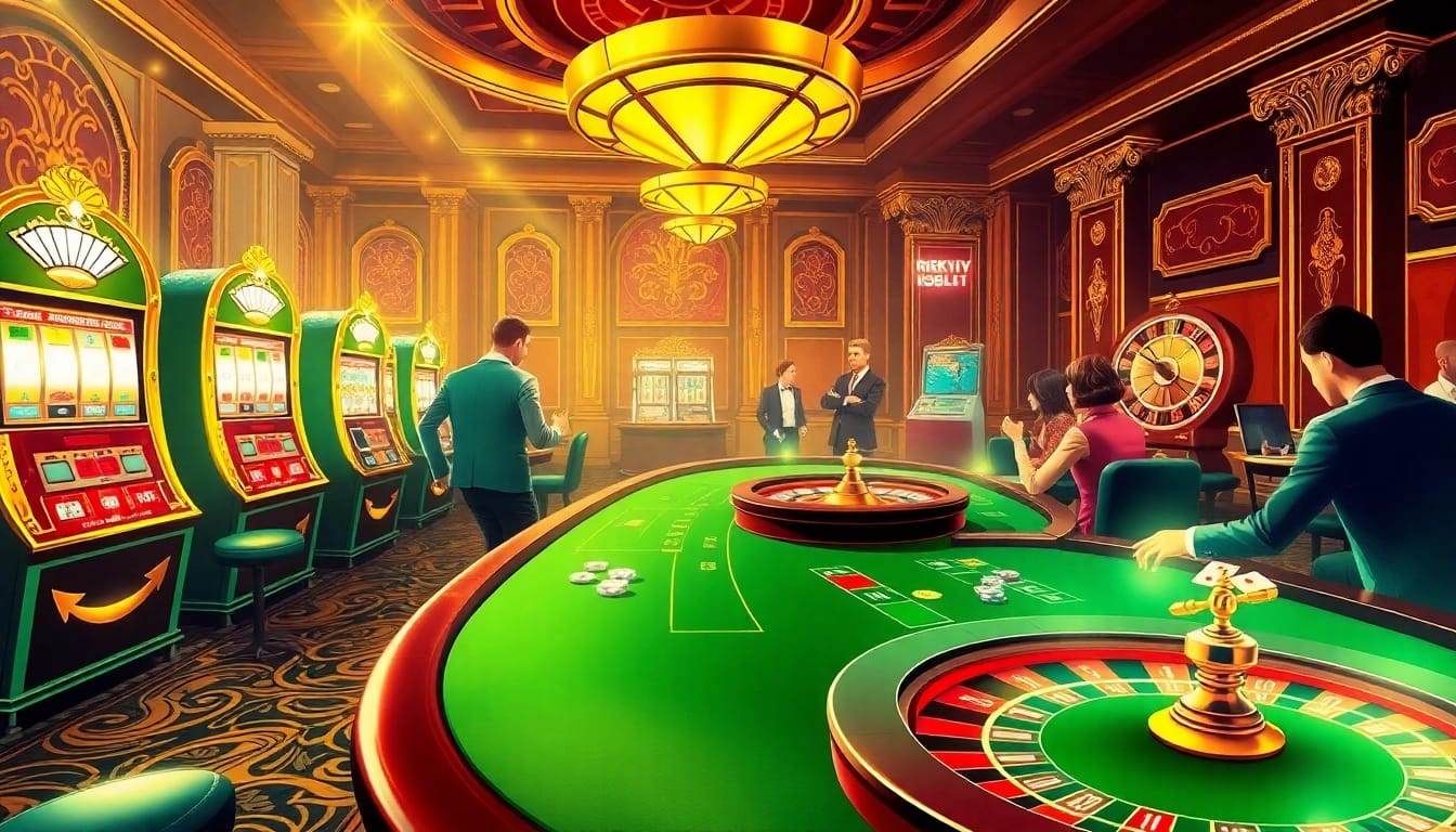 Experience the excitement of online gambling at rikvip.gb.net featuring vibrant casino games.