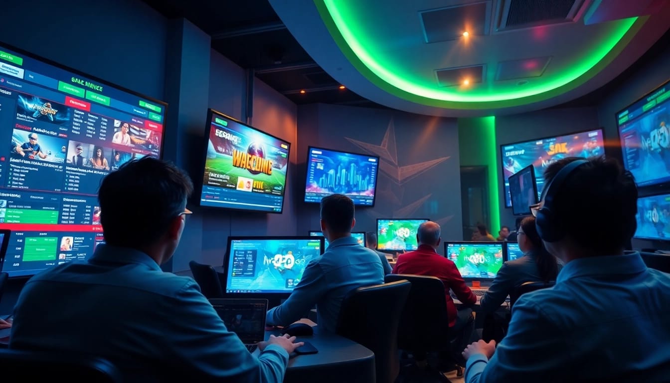 Experience the excitement of sbobet.dance with vibrant online gaming scenes, showcasing diverse betting options.