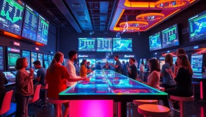 Explore New Technology shaping the future of sports betting with dynamic screens and holographic interfaces.