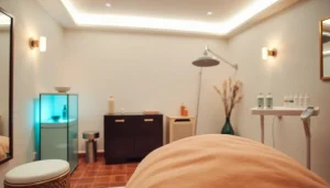 Experience revitalizing tratamente faciale sibiu with luxurious skincare products in a calming environment.