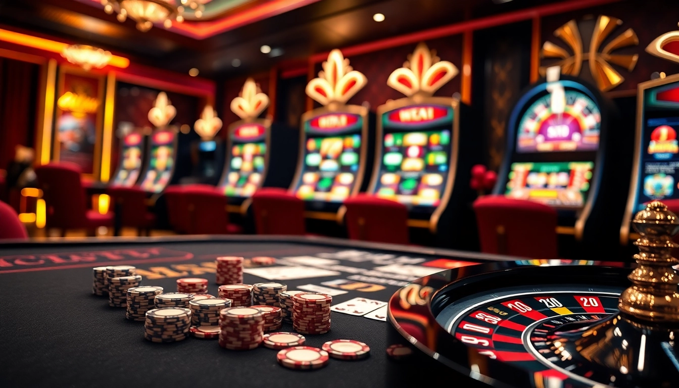 Experience winning moments at https://xx88.bar/ with an elegant casino table setup showcasing poker chips and cards.