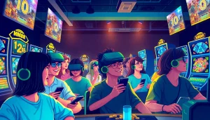 Exciting online gaming experience at https://mm88.agency/ showcasing diverse players engaged in poker and slots.