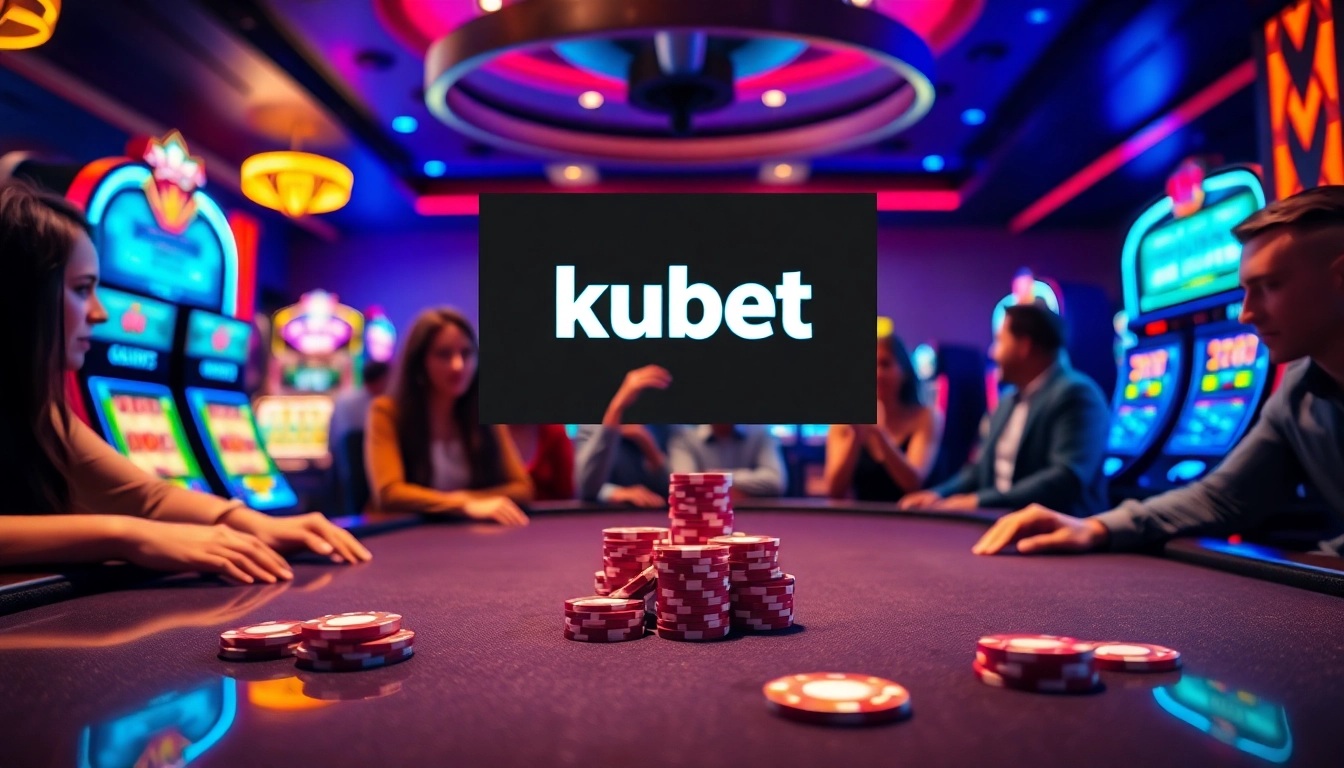 Experience the thrill of poker at https://kubet77i.ink/ with vibrant chips and a lively casino atmosphere.