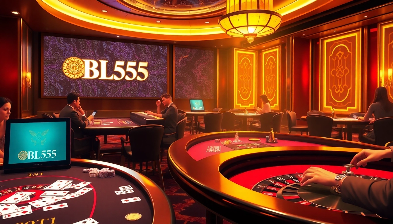 Experience thrilling high-stakes gaming at BL555 casino with vibrant tables and exciting gameplay.