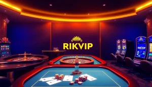 Engage with thrilling casino games at https://rikvip.talk/, featuring vibrant slot machines and dynamic poker tables.