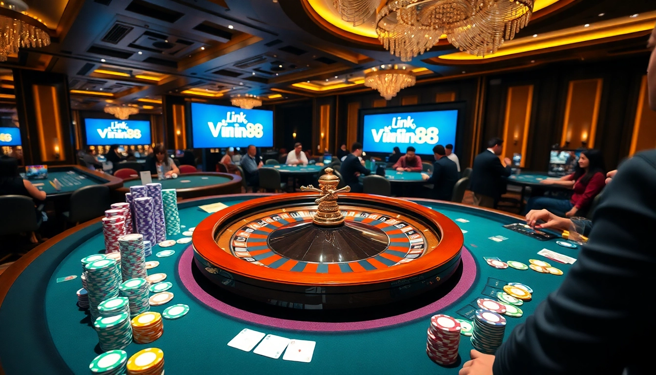 Experience thrilling gameplay with Link vào Vin88 at our luxurious casino tables.