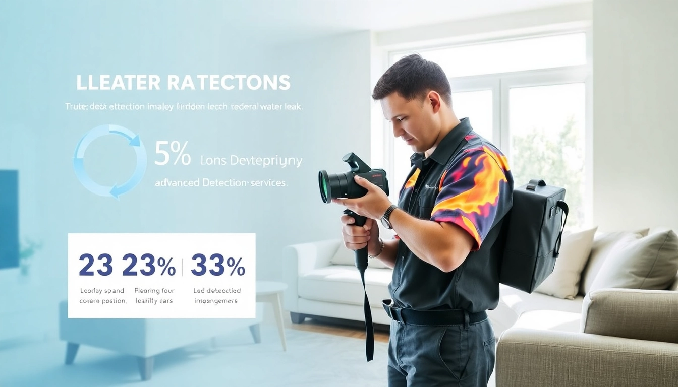 Professional leak detection technician uses thermal imaging for power flush services.