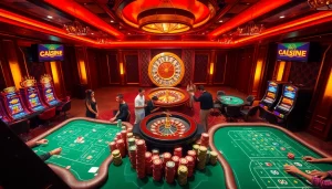 Experience the thrill of winning at https://68wing.com with vibrant casino gaming scenes.