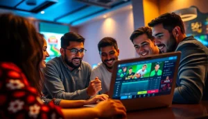 Experience online betting excitement at https://56win.sa.com/ with friends, showcasing engaging gaming interactions.
